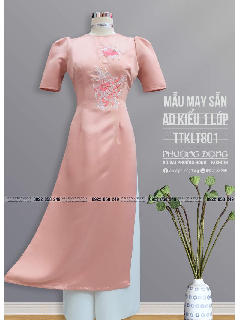 Áo Dài Phom Trẻ Vải Tafta TTKLT801